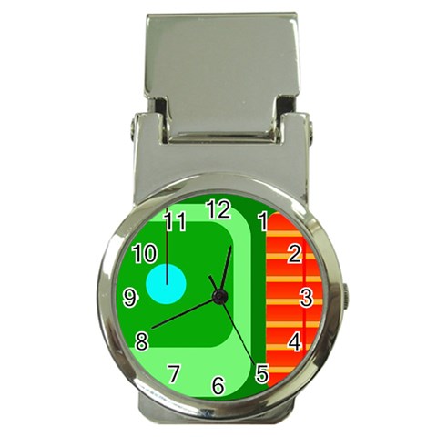 Golfers Dream Money Clip Watch from UrbanLoad.com Front