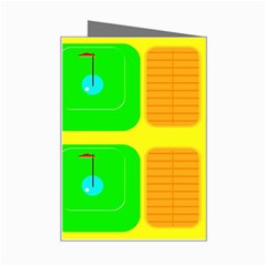 Golf Course Mini Greeting Card from UrbanLoad.com Right