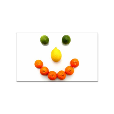 Fruit smile Sticker (Rectangular) from UrbanLoad.com Front