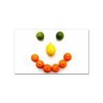 Fruit smile Sticker Rectangular (10 pack)