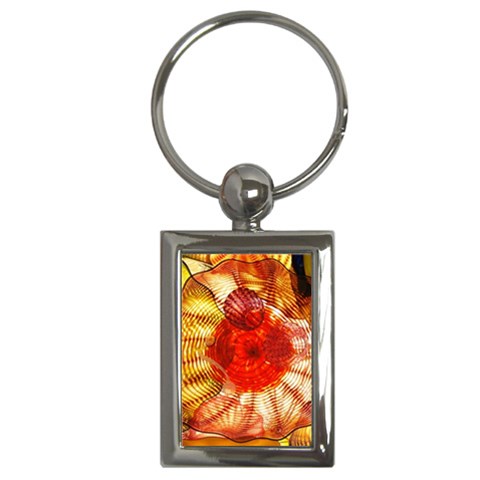Glass Art Key Chain (Rectangle) from UrbanLoad.com Front