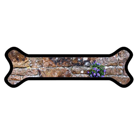 Flowers on the wall Magnet (Dog Bone) from UrbanLoad.com Front