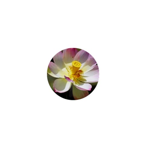 Lotus Flower Long   1  Mini Button from UrbanLoad.com Front