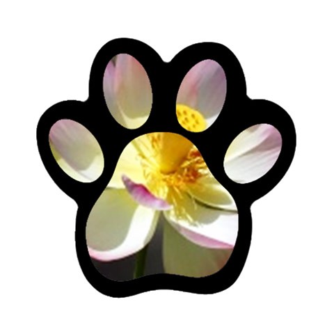 Lotus Flower Long   Magnet (Paw Print) from UrbanLoad.com Front