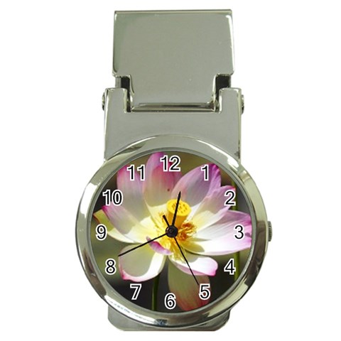 Lotus Flower Long   Money Clip Watch from UrbanLoad.com Front