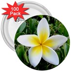 Good Morning Flower  3  Button (100 pack)