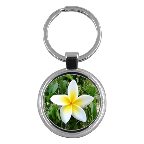 Good Morning Flower  Key Chain (Round) from UrbanLoad.com Front