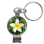 Good Morning Flower  Nail Clippers Key Chain