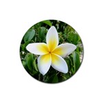 Good Morning Flower  Rubber Coaster (Round)