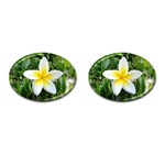 Good Morning Flower  Cufflinks (Oval)