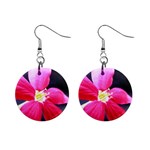 Antina Flower  1  Button Earrings