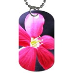 Antina Flower  Dog Tag (One Side)