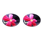 Antina Flower  Cufflinks (Oval)