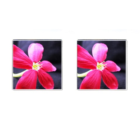 Antina Flower  Cufflinks (Square) from UrbanLoad.com Front(Pair)