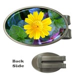 A Yellow Flower  Money Clip (Oval)