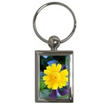 A Yellow Flower  Key Chain (Rectangle)