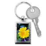 A Yellow Flower  Key Chain (Rectangle)