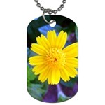 A Yellow Flower  Dog Tag (One Side)