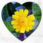 A Yellow Flower  Jigsaw Puzzle (Heart)