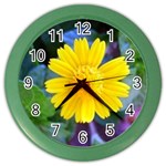 A Yellow Flower  Color Wall Clock