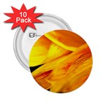 Yellow Sunflower 1   2.25  Button (10 pack)