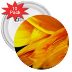 Yellow Sunflower 1   3  Button (10 pack)