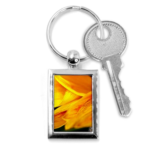 Yellow Sunflower 1   Key Chain (Rectangle) from UrbanLoad.com Front