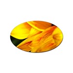 Yellow Sunflower 1   Sticker Oval (10 pack)