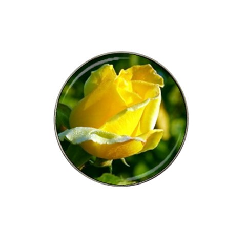 Yellow Rose  Hat Clip Ball Marker (4 pack) from UrbanLoad.com Front