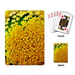 Yellow Flower Stars   Playing Cards Single Design