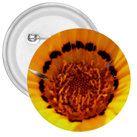Yellow of Gazania Flower  3  Button from UrbanLoad.com Front