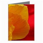 Yellow Flower Front  Greeting Card