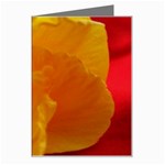 Yellow Flower Front  Greeting Card