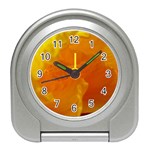 Yellow Flower Front  Travel Alarm Clock