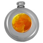 Yellow Flower Front  Hip Flask (5 oz)