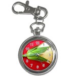 Yellow Flower Side  Key Chain Watch