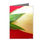 Yellow Flower Side  Mini Greeting Card