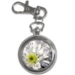 White Flower 1   Key Chain Watch