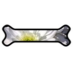 White Flower 1   Magnet (Dog Bone)