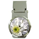 White Flower 1   Money Clip Watch