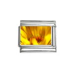 Yellow Color Flower   Italian Charm (9mm)