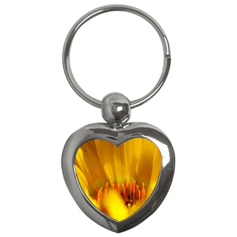 Yellow Color Flower   Key Chain (Heart) from UrbanLoad.com Front
