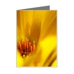 Yellow Color Flower   Mini Greeting Card