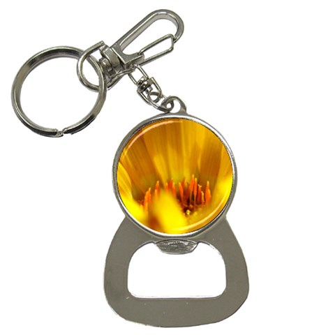 Yellow Color Flower   Bottle Opener Key Chain from UrbanLoad.com Front