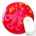 What inside Flowers  Round Mousepad