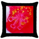 What inside Flowers  Throw Pillow Case (Black)