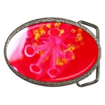 What inside Flowers  Belt Buckle