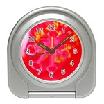 What inside Flowers  Travel Alarm Clock