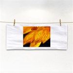 Wet Yellow Flowers 1   Hand Towel