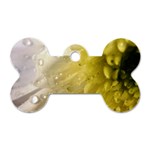 Water Drops on Flower 4  Dog Tag Bone (One Side)